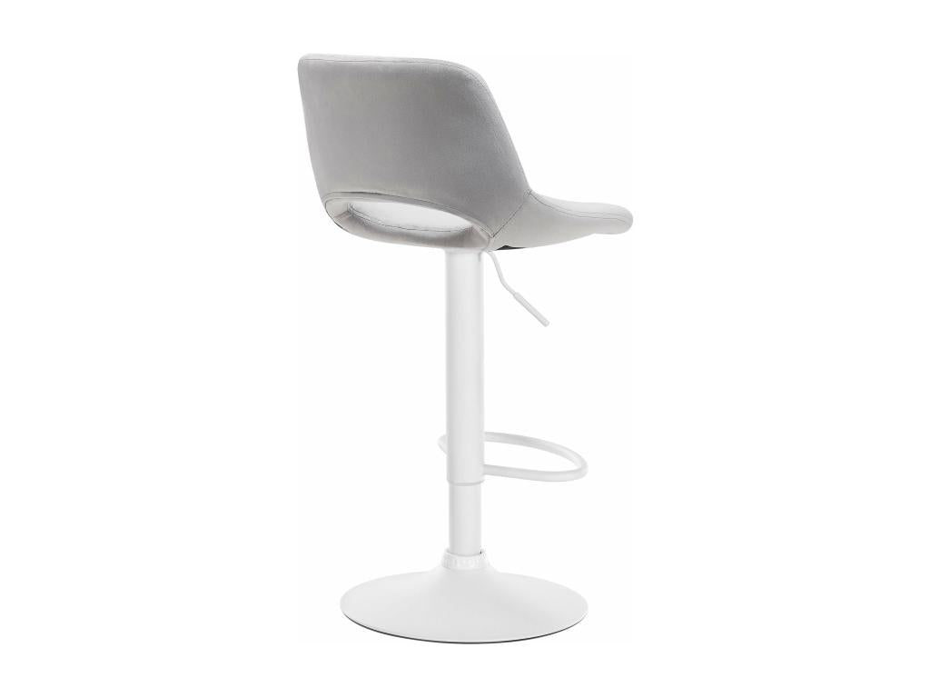 White metal bar stools/chairs, 42x46x86 cm, 10 0004089 18953BHRB