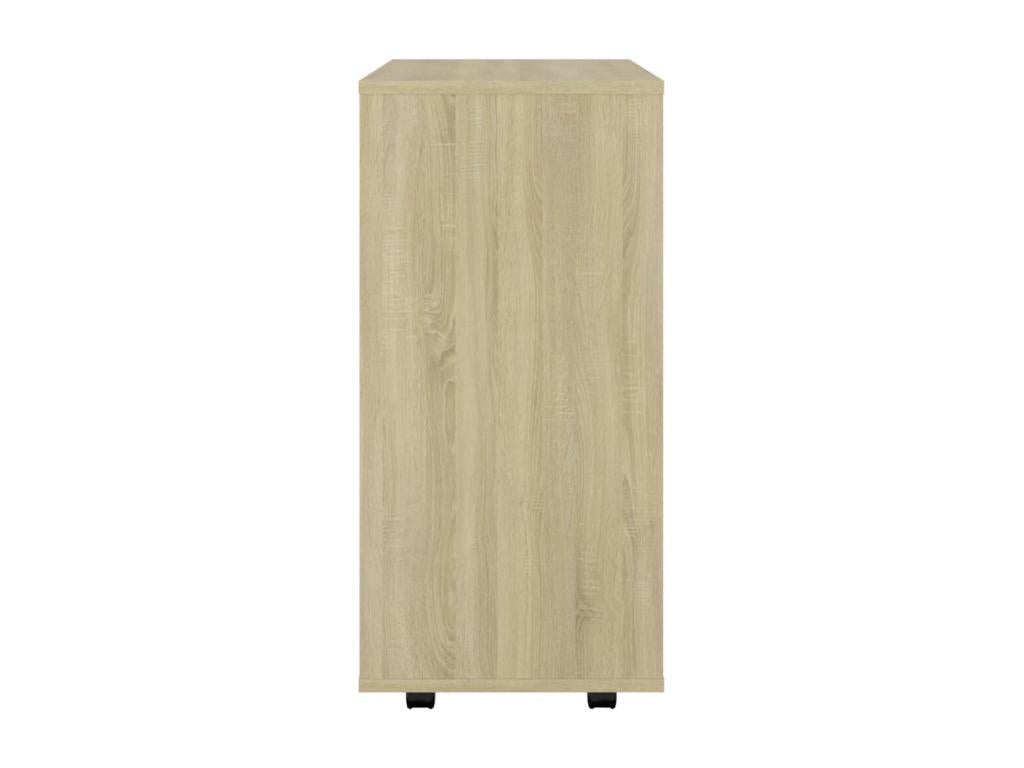 Calmetop Oak Cabinet, 60x35x75 cm, Engineered Wood, 48004BWJN