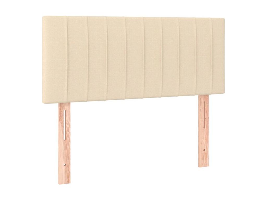 Calmetop bed base with mattress, Cream 80x200 Fabric 67439DXFL