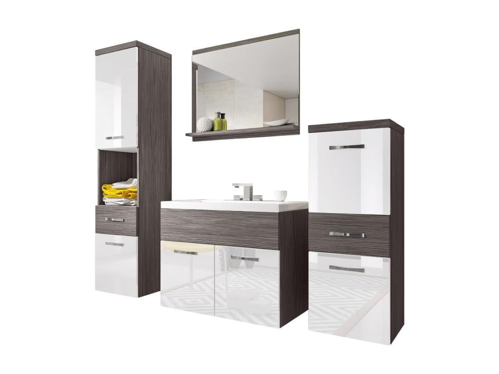 Bathroom furniture set - Calmetop / Glossy White - Calmetop 12436MBHM