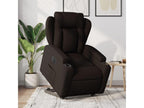 Dark brown fabric electric recliner chair 50357HWIS
