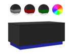 Coffee table with Nidchicshop LED light, black, 90x50x40 cm, 54218SRWR