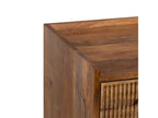 Calmetop - 2-Drawer Bedside Table in Textured Mango Wood 41238YJQF