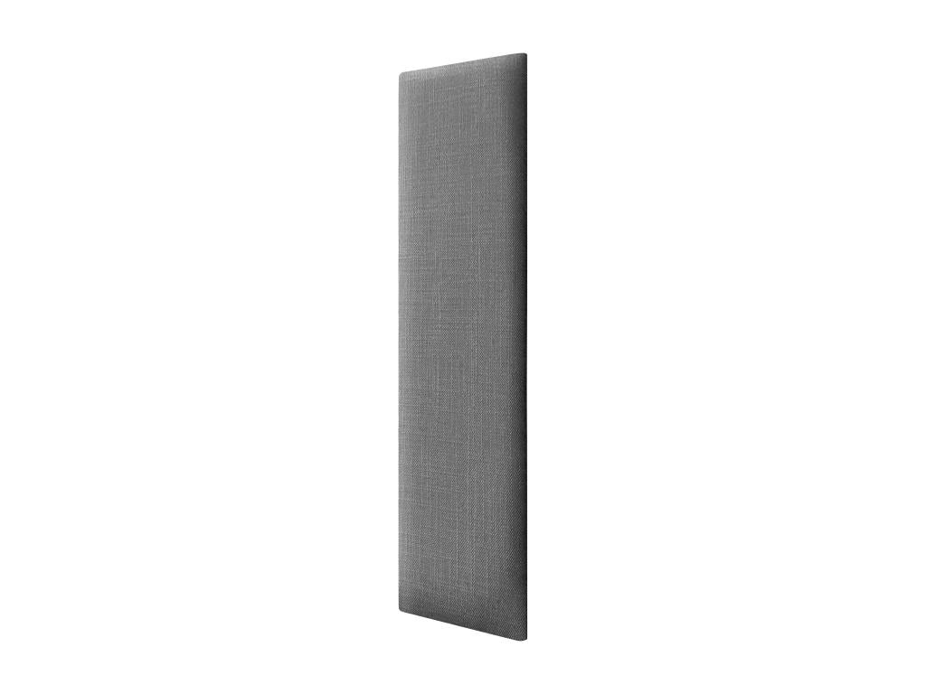 Nidchicshop Self-Adhesive Linen Upholstered Wall Panels, Acoustic Absorbent, Impact Protection, Headboards, Dark Grey, 60x20cm, 57417AJZA