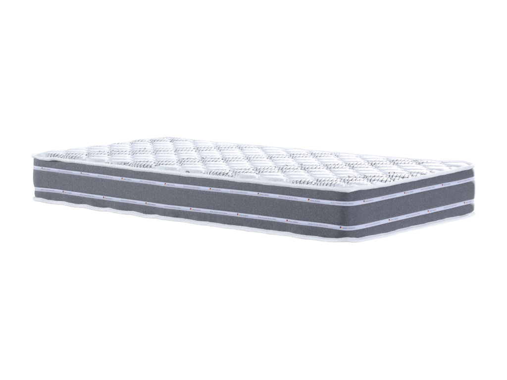 Set of 2 Calmetop 80x190 cm Mattresses and 2 Pillows - Firm - Breathable High-Resistant Latex Core 23149JXDT