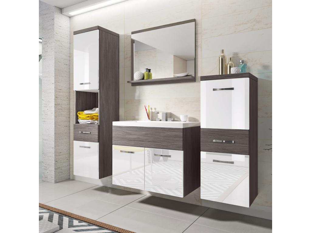 Bathroom furniture set - Calmetop / Glossy White - Calmetop 12436MBHM