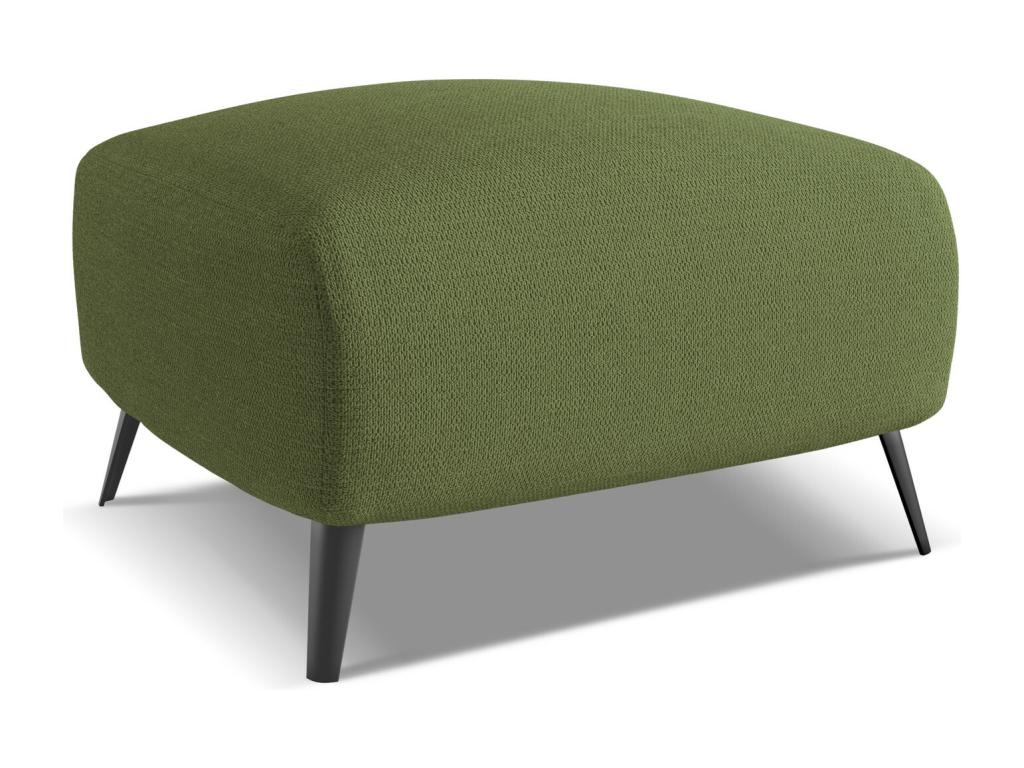 Chenille fabric pouf - green bottle - Nidchicshop 05240ZIUN