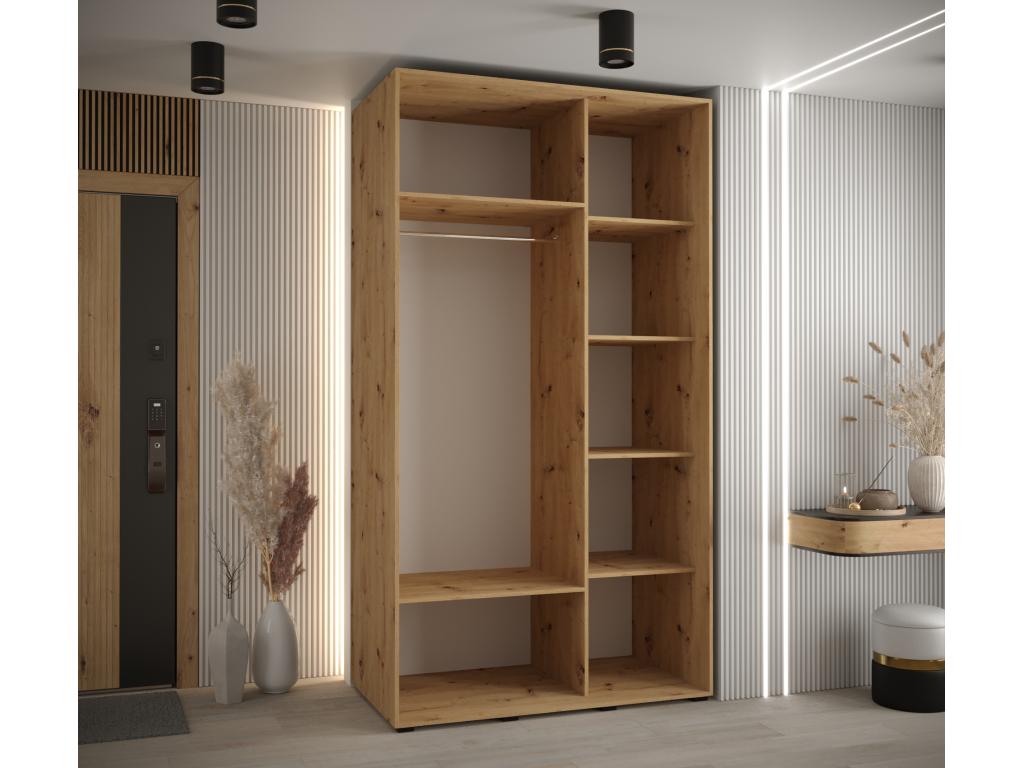 Nidchicshop 9 Sliding Door Wardrobe 235.2/130/60 2 Doors 20808YUDK