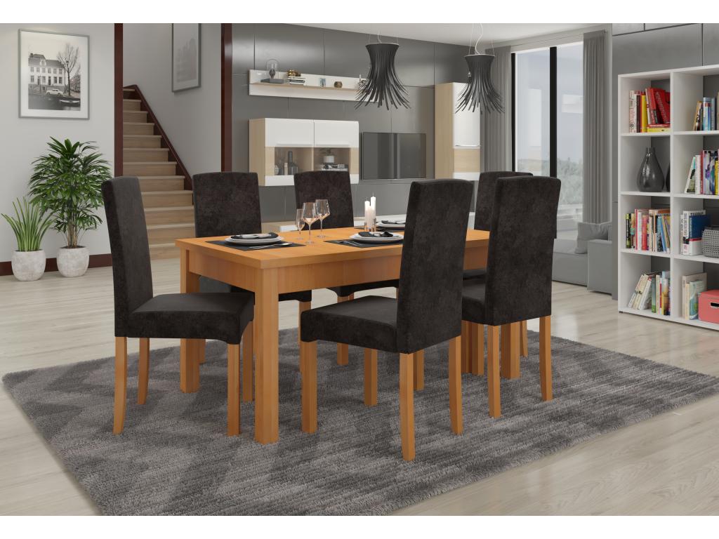 Light beech wood chair with choice of fabric. Nidchicshop 27107 99215UWQP