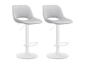 White metal bar stools/chairs, 42x46x86 cm, 10 0004089 18953BHRB
