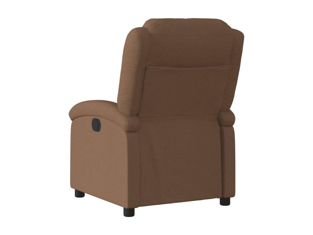 Brown Fabric Reclining Armchair 45754AHBV