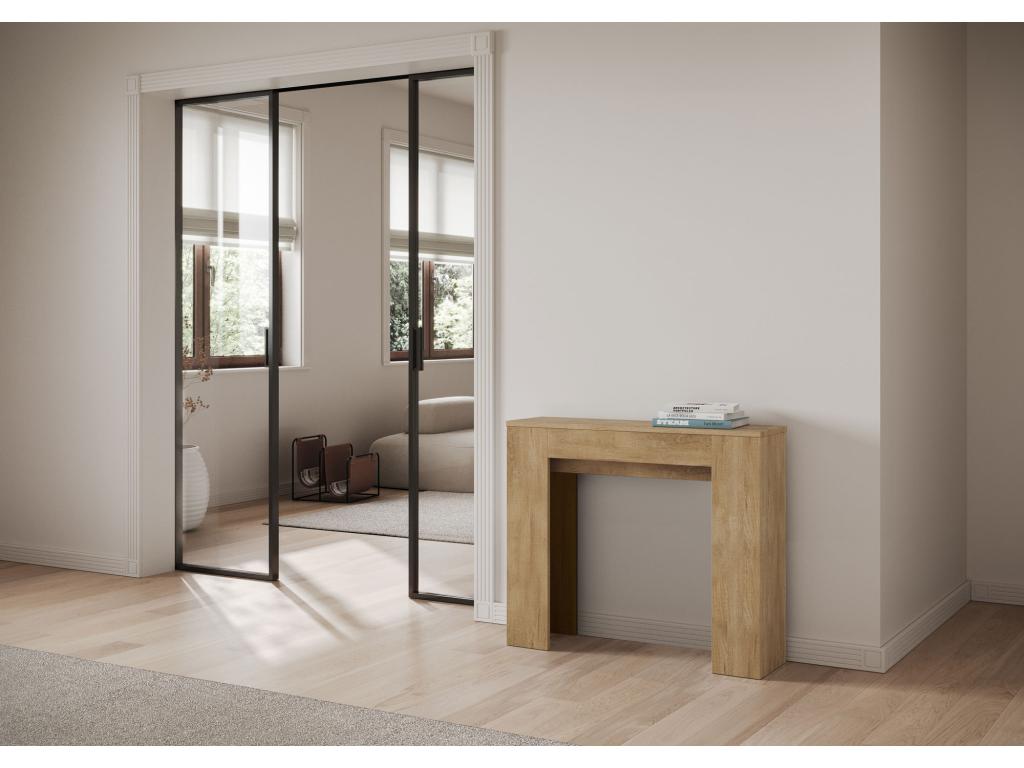 Extendable Console 90x25/181cm Slick Natural Oak 73020RTDC