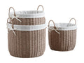 Calmetop Round Paper Baskets, Pack of 3, 85171JDAN