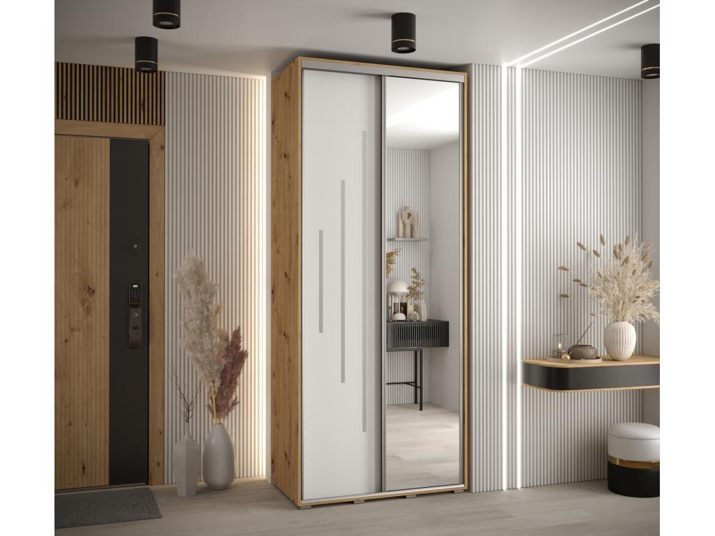 Calmetop 13 Sliding Door Wardrobe 235.2/100/45 2 Doors 36531KAJK