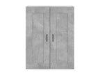 High sideboard, concrete grey, 69.5x34x180 cm, engineered wood, 92841PGXF