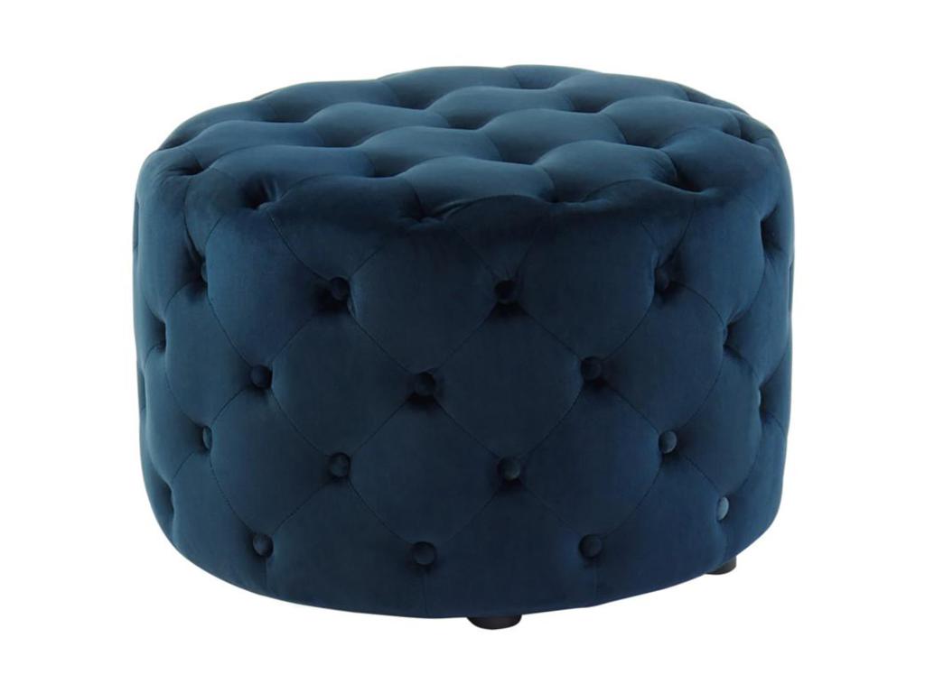 Nidchicshop velvet pouf - Midnight blue 49914BZNM