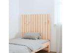 Wall-mounted headboard 82.5x3x60 cm Solid pine wood 48685IABN