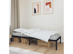 Black metal bed frame 80x200 cm 86847TTKJ