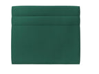 Green Velvet Lines Headboard, 180 cm Wide - 10 cm Thick, Padded, 53184AZXO