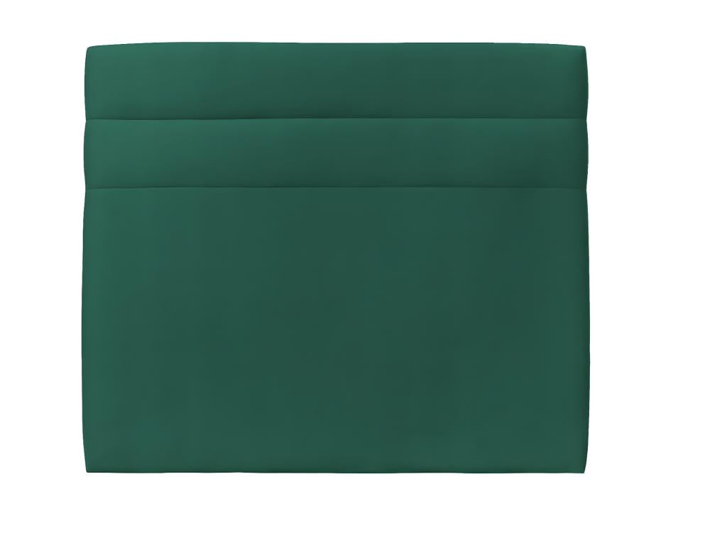 Green Velvet Lines Headboard, 180 cm Wide - 10 cm Thick, Padded, 53184AZXO