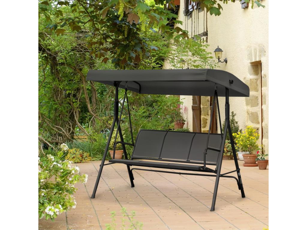 Calmetop black garden swing 39309NLNW