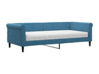 Daybed with blue 90x200 cm velvet mattress 08031GTSO