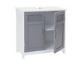 Calmetop-A85 vanity unit 60x60x30cm - grey 01235BRTN