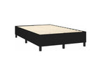 Nidchicshop bed base and mattress with LED lighting, black, 120x200 cm, fabric, 28704IBRD