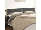 2-Piece Headboard Set, Dark Grey, 80x5x78/88 cm, Velvet, 06062EEDA