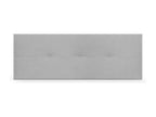 Nidchicshop Natural Linen Headboard with Buttons 145x50cm Fits 135/140cm Beds - Light Grey 75438OCYA