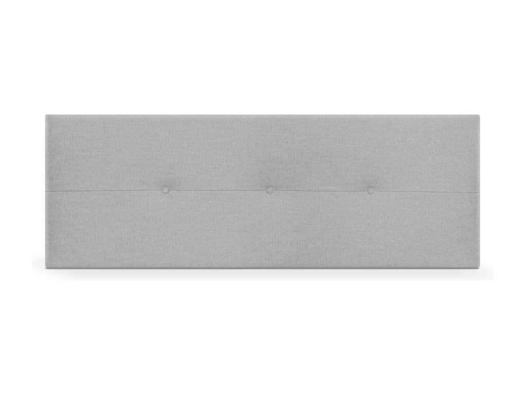 Nidchicshop Natural Linen Headboard with Buttons 145x50cm Fits 135/140cm Beds - Light Grey 75438OCYA