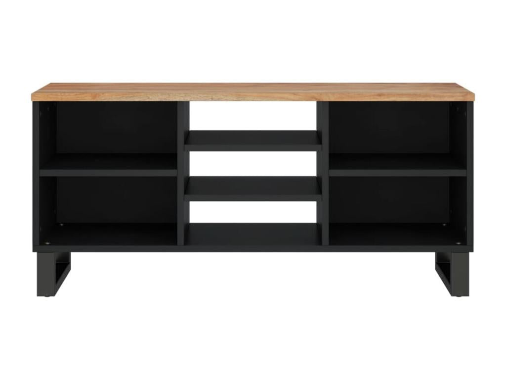 TV stand 100x33x46 cm Calmetop solid and engineered wood 67844JUQP