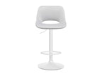 White metal bar stools/chairs, 42x46x86 cm, 10 0004089 18953BHRB
