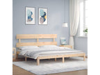 Bed frame with headboard, Super Nidchicshop solid wood, 16771HJEF
