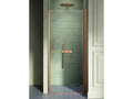 Nidchicshop 60427EMPZ 100cm Brushed Copper Pivot Shower Door