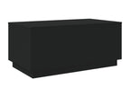 Coffee table with Nidchicshop LED light, black, 90x50x40 cm, 54218SRWR