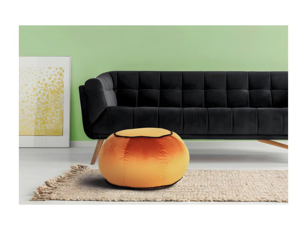 Nidchicshop Round Velvet Pouf 65cm Bronze 58380PYND