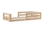 Bed frame without mattress 80x200 cm solid pine wood 89912LTLX