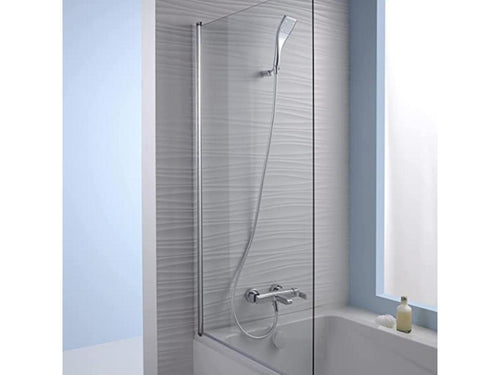 Calmetop bath/shower enclosure with bath screen, apron, and shelf, 170x75 cm, 00483MFRI