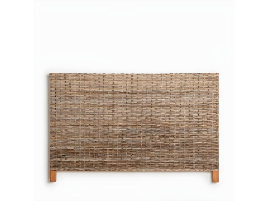 Calmetop 25078UKJY Natural Rattan Double Headboard 175x113 cm