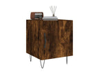 Smoked oak bedside table 40x40x50 cm engineered wood 78987EYGO