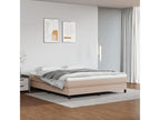 Cappuccino-colored bed frame without mattress, 180x200 cm, faux leather, 22290KNEX