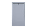 Nidchicshop Grey Slate Finish Shower Tray with Colored Drain - 160x70 cm 50574DQAV