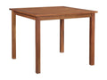 Garden table 85x85x74 cm Solid wood from Nidchicshop 84458BFJB