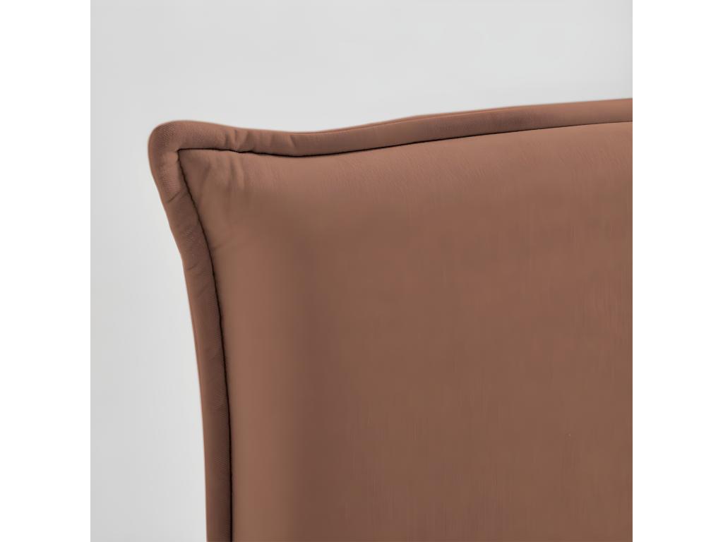 Calmetop - Chenille fabric headboard, 150 cm wide - Blush pink 25327NPCG