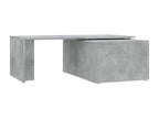 Concrete Grey Coffee Table 150x50x35 cm Chipboard 50903TRDM