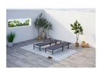 Set of 2 Calmetop 04475TAMI grey garden sun loungers