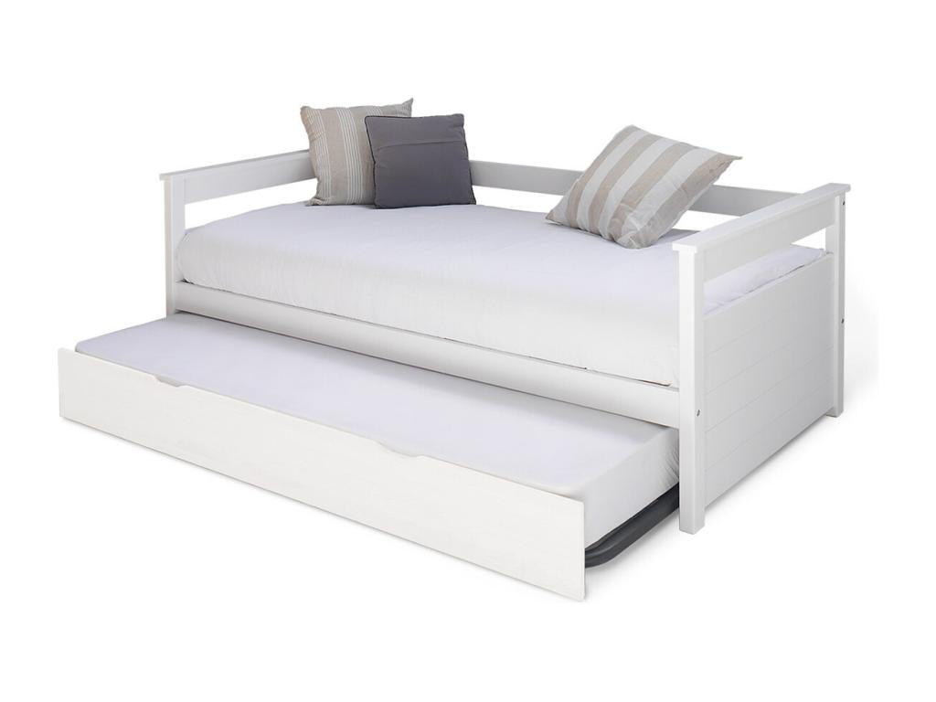 Calmetop 51627SXBN 90x200 cm Solid White Wood Daybed