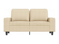 2-seater sofa, cream, 120 cm, fabric, 07827KLMQ