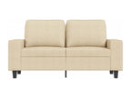 2-seater sofa, cream, 120 cm, fabric, 07827KLMQ